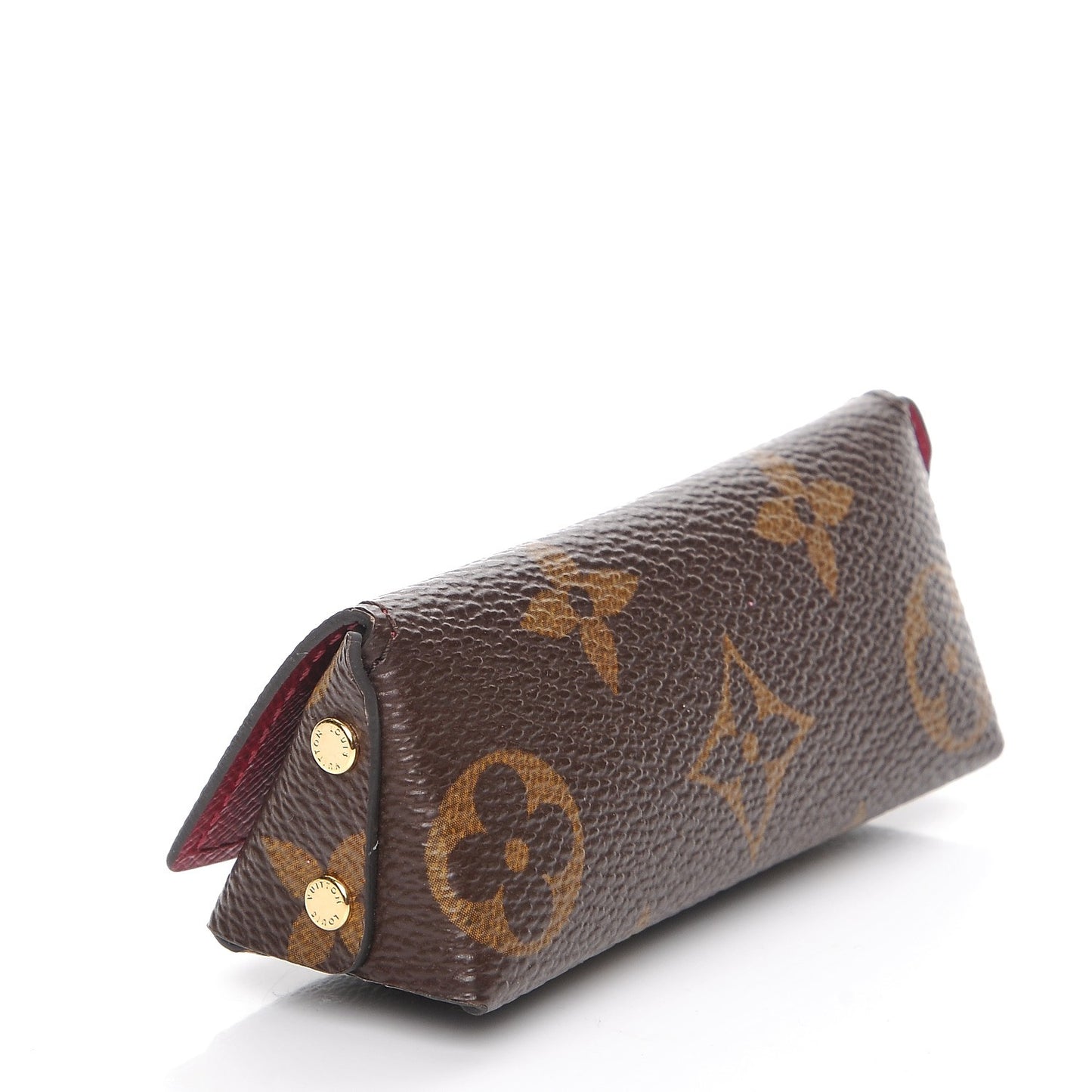 Monogram Lipstick Case Fuchsia