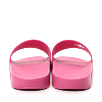 Gucci Rubber Logo Stamped Mens Slide Sandals 9 Fuchsia 7 of 12