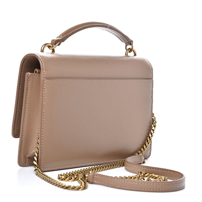 Saint Laurent Calfskin Monogram Sunset Chain Wallet Dark Beige 2 of 10