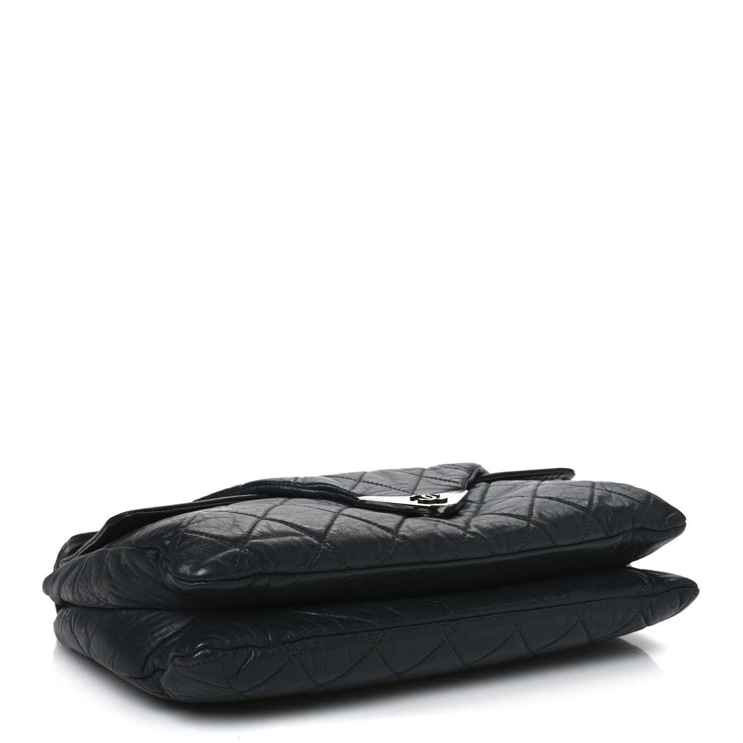 Chanel Lambskin Quilted Padded Envelope Flap Black 4 of 11