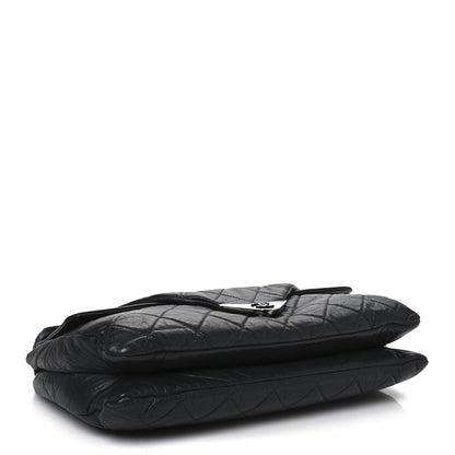 Chanel Lambskin Quilted Padded Envelope Flap Black 4 of 11
