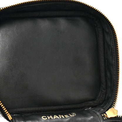 Chanel Caviar Cosmetic Vanity Bag Black 10 of 11