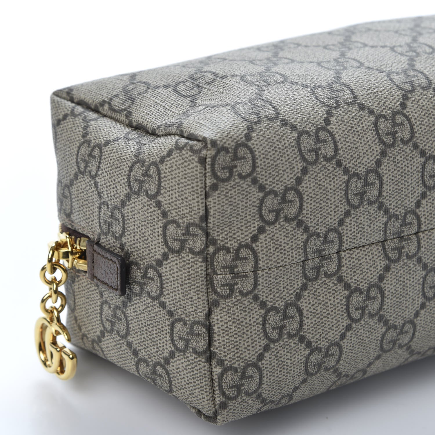 Gucci Soft GG Supreme Monogram Calfskin Medium Ophidia Cosmetic Case Beige Ebony New Acero 5 of 9