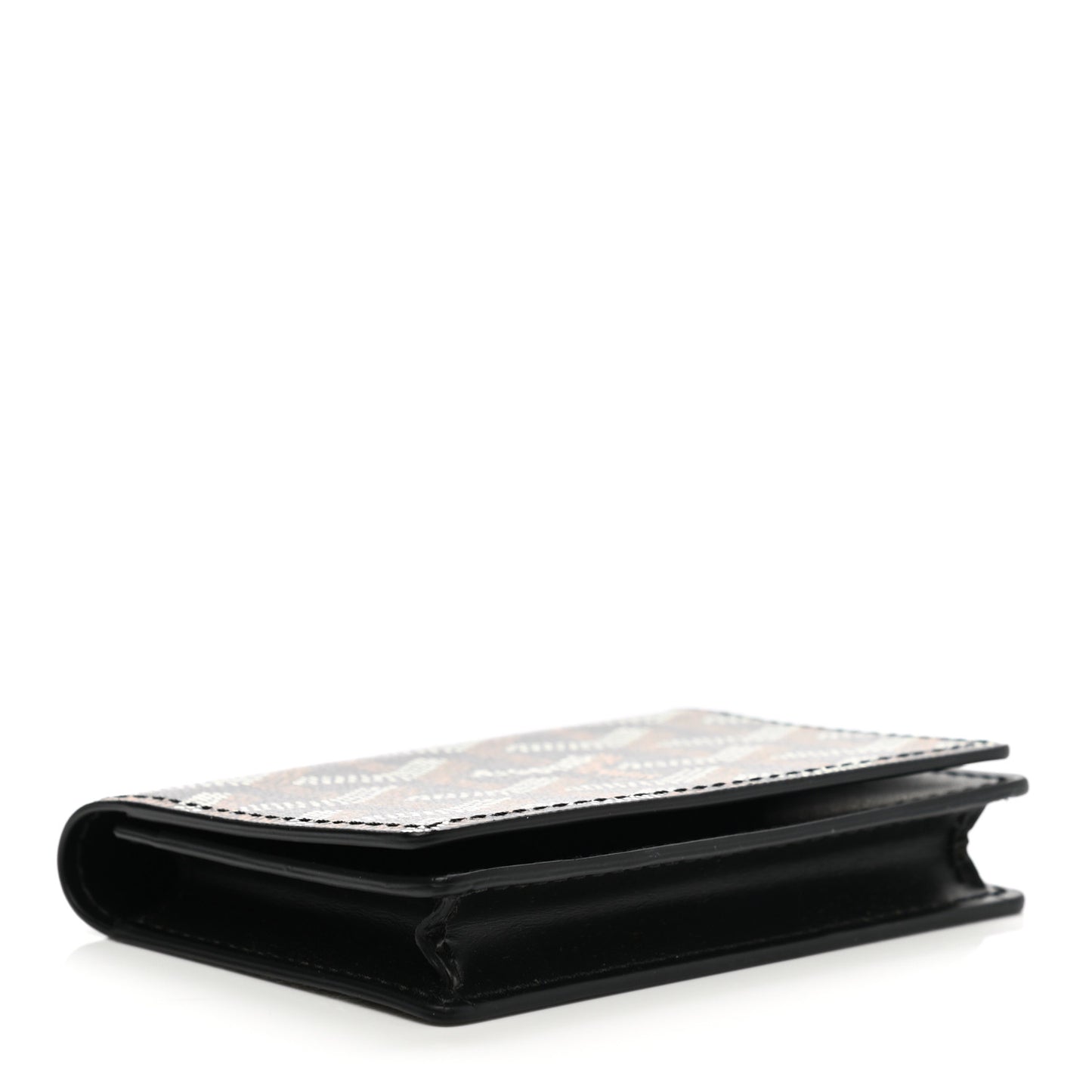 Goyardine Business Card Holder Black