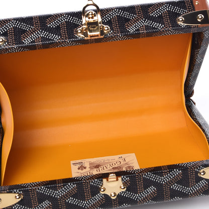 Goyard Goyardine Minaudiere Trunk Bag Black Gold 5 of 10