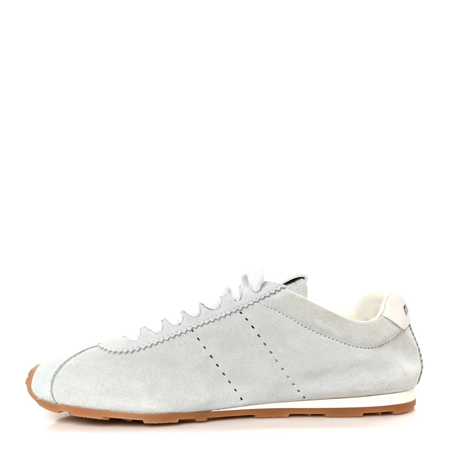 Scamosciato Womens Plume Sneakers 38.5 Light Blue