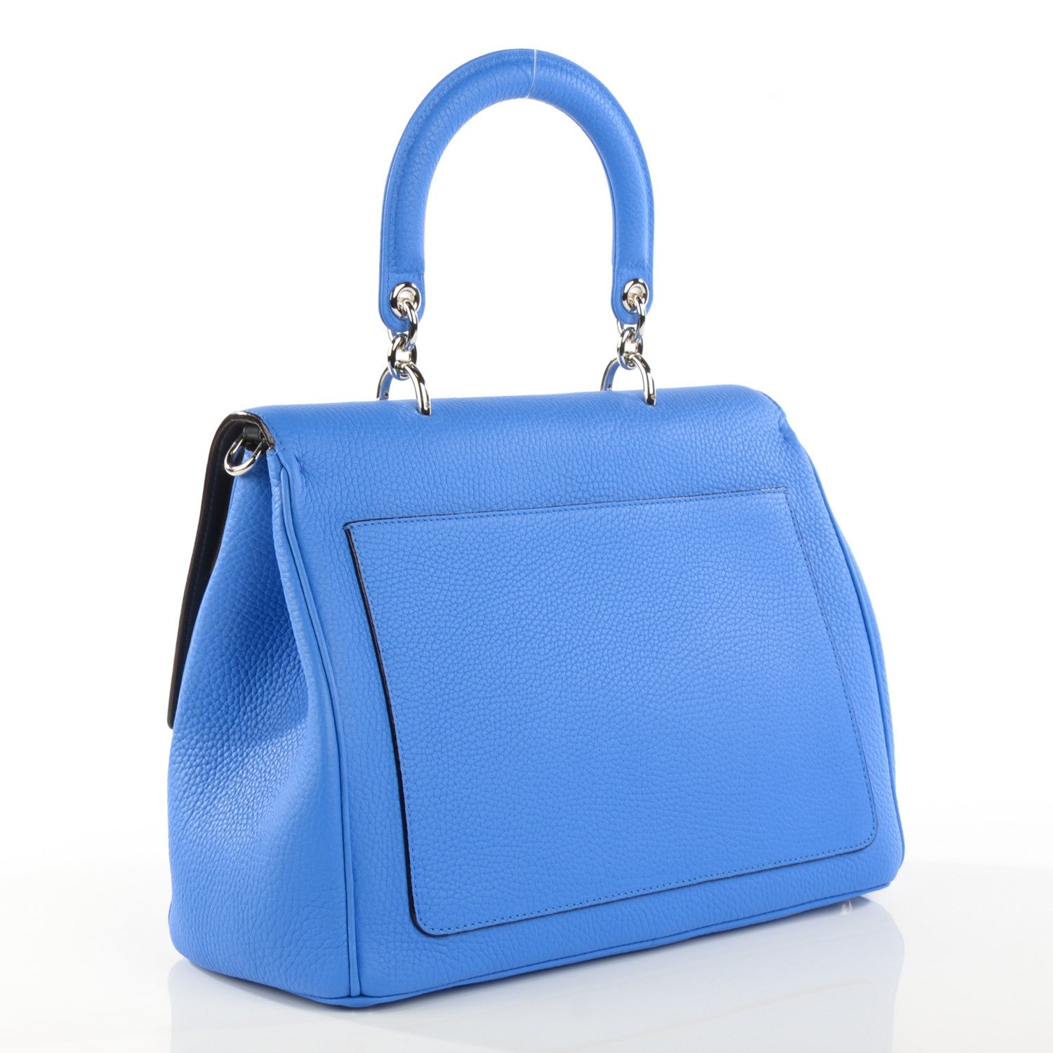 Christian Dior Bullcalf Medium Be Dior Flap Blue 3 of 6