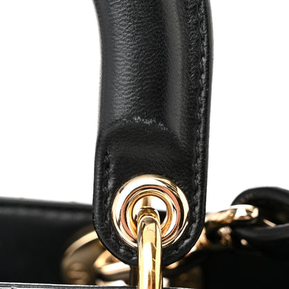 Christian Dior Lambskin Cannage Small Lucky Badges My Lady Dior Black 13 of 16