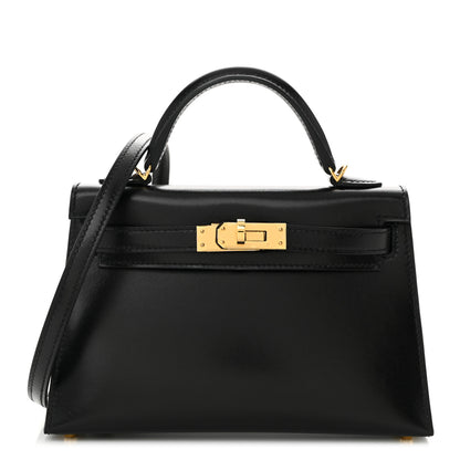 Hermes Box Mini Kelly Sellier 20 Black 1 of 12