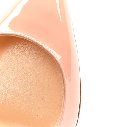 Christian Louboutin Patent Pigalle Follies 85 Pumps 38 Nude 10 of 10