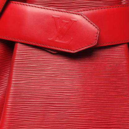 Louis Vuitton Epi Sac D'Epaule GM Castillan Red 7 of 12