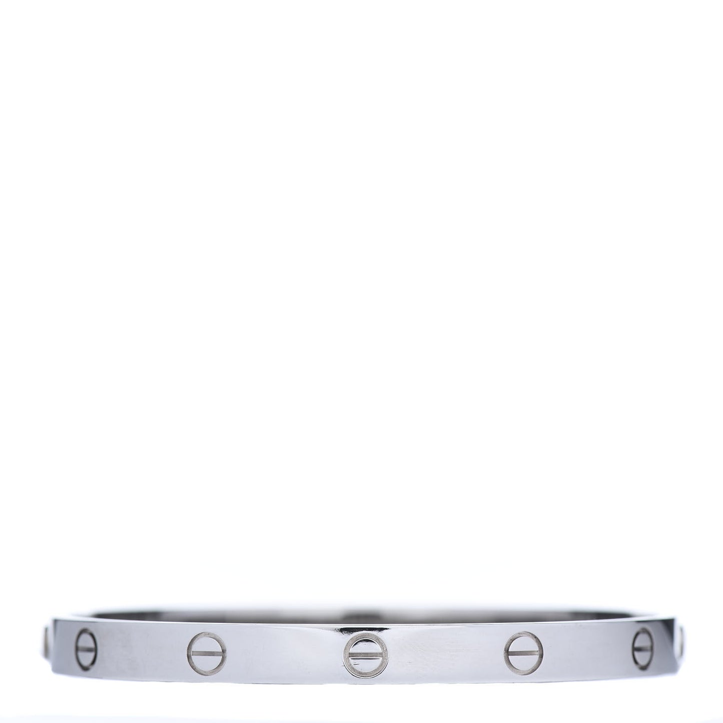 18K White Gold LOVE Bracelet 19