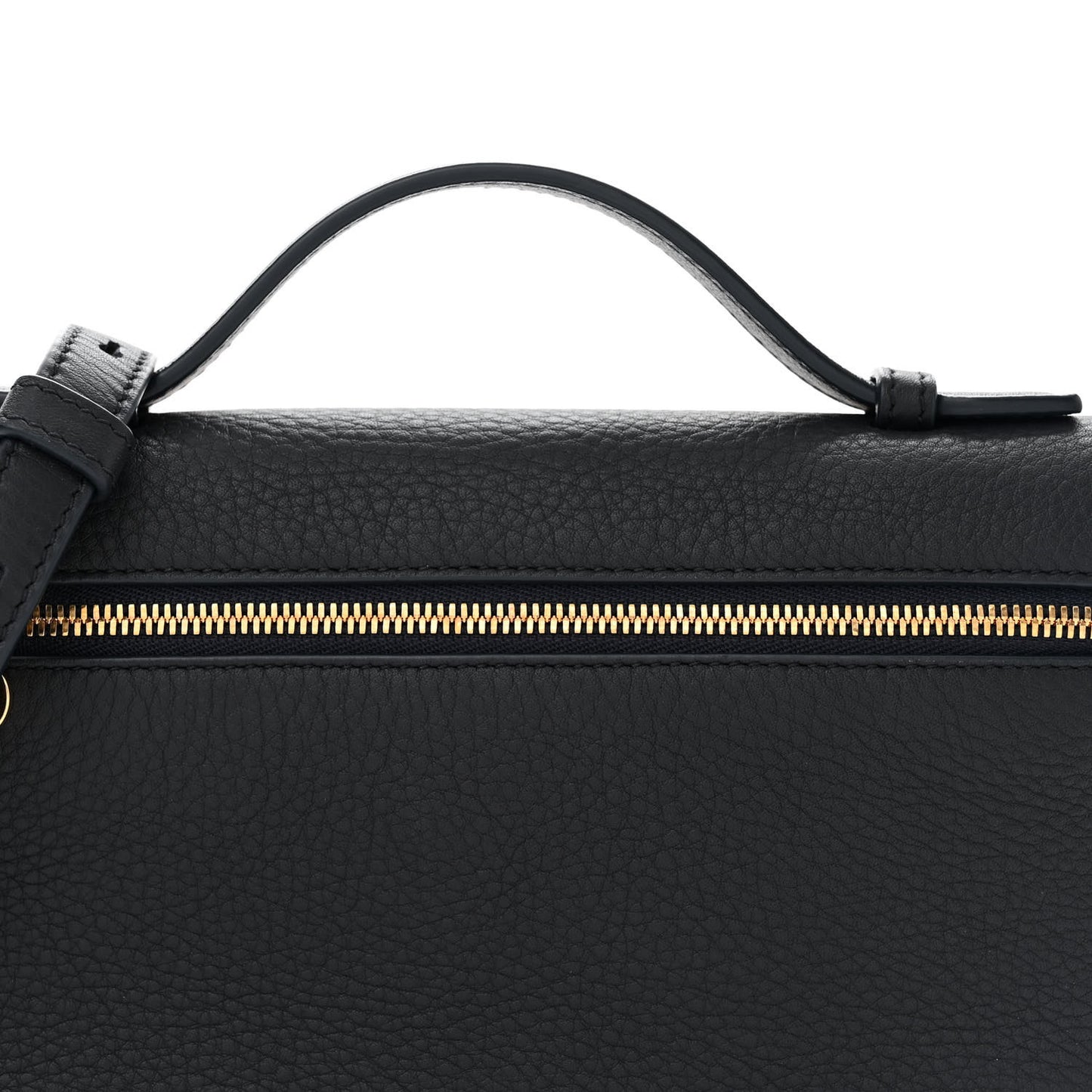 Grained Calfskin L19 Extra Pocket Pouch Navy Blue