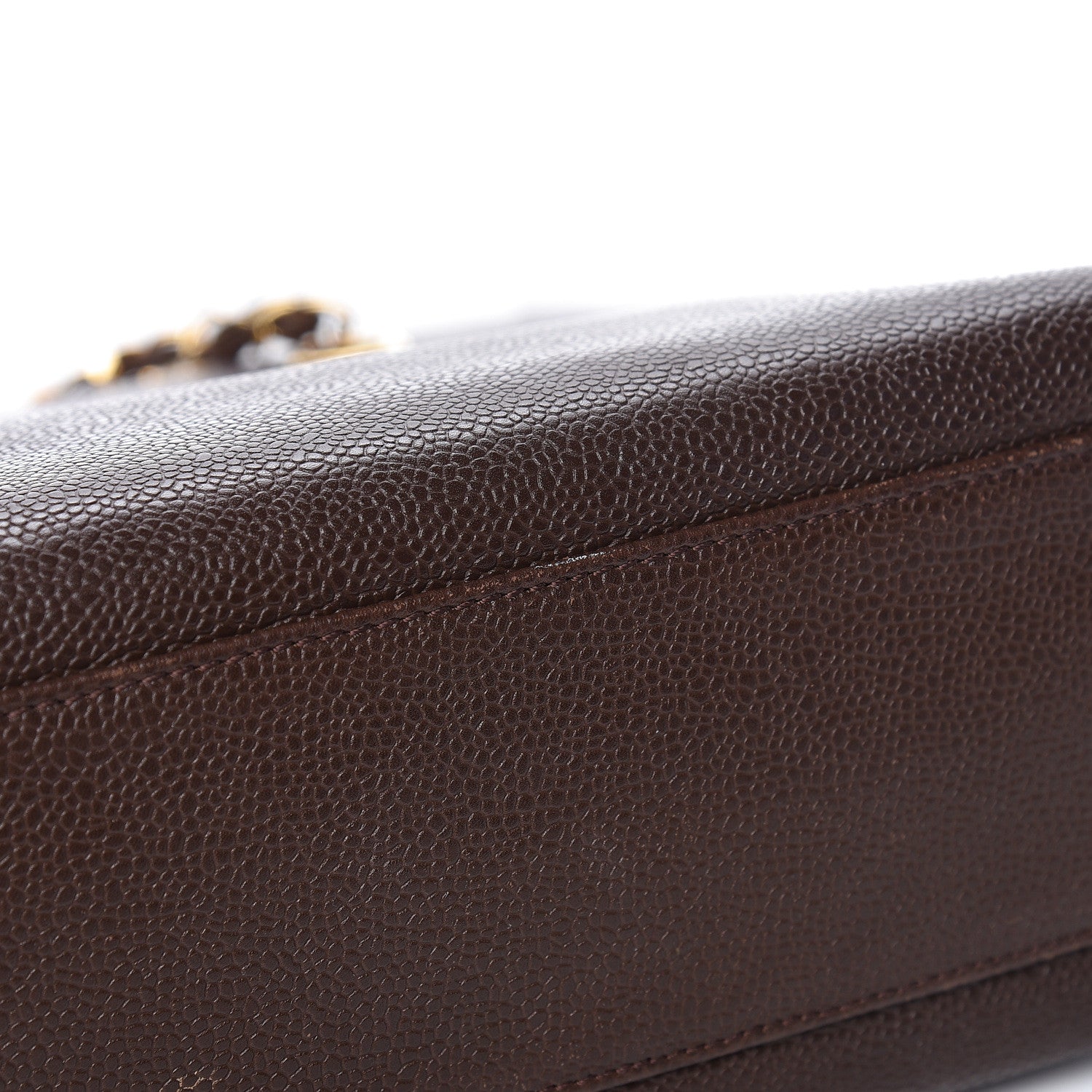 Chanel Caviar Shoulder Bag Brown 19 of 23