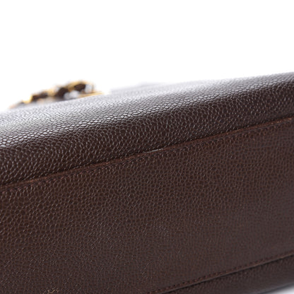 Chanel Caviar Shoulder Bag Brown 19 of 23