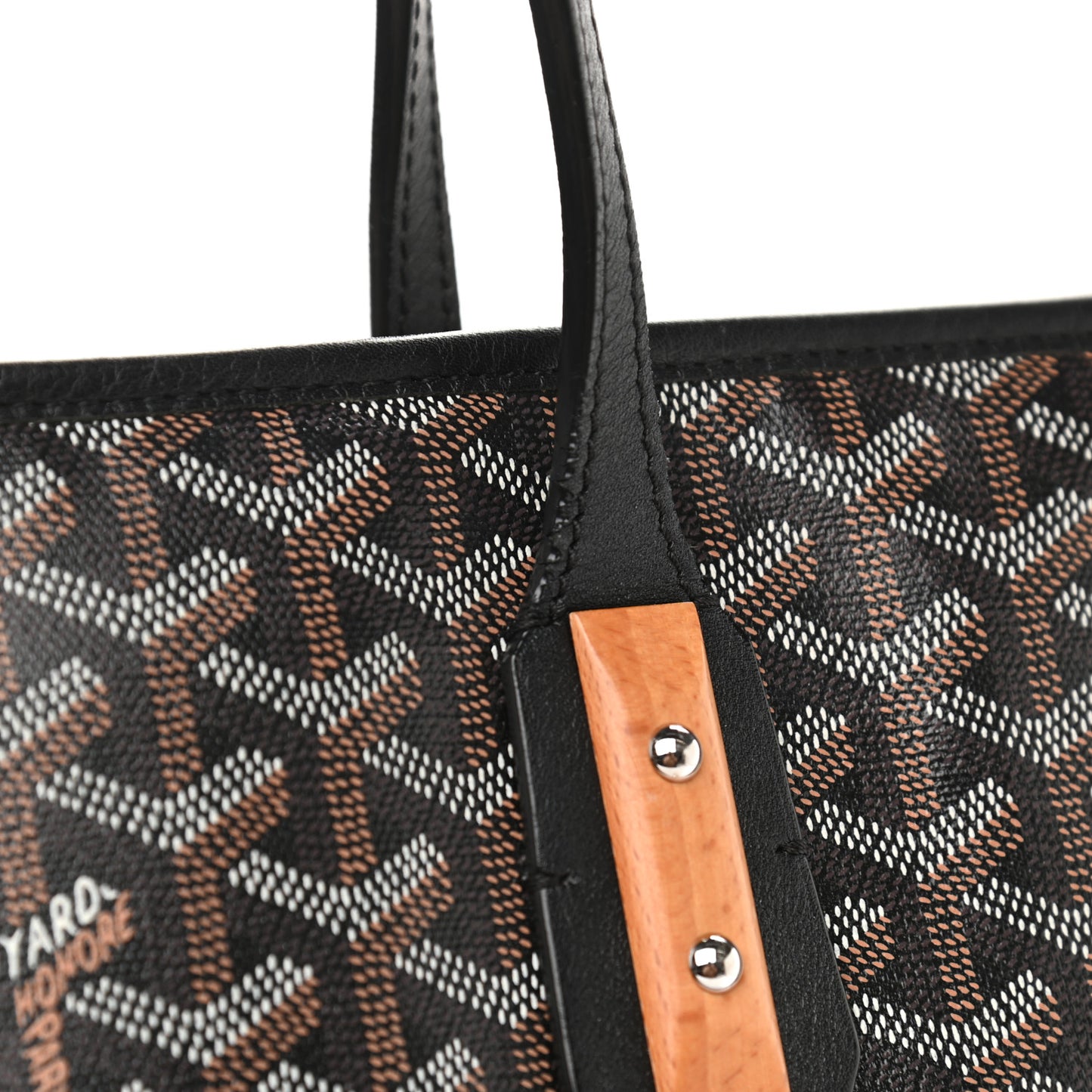 Goyardine Marquises Tote Black