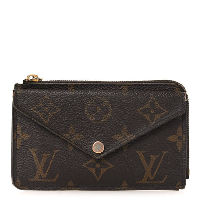 Louis Vuitton Monogram Recto Verso Card Holder Black 1 of 14
