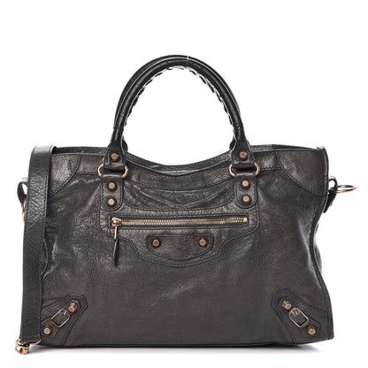 Balenciaga Agneau Giant 12 Rose Gold Hardware City Anthracite 1 of 20