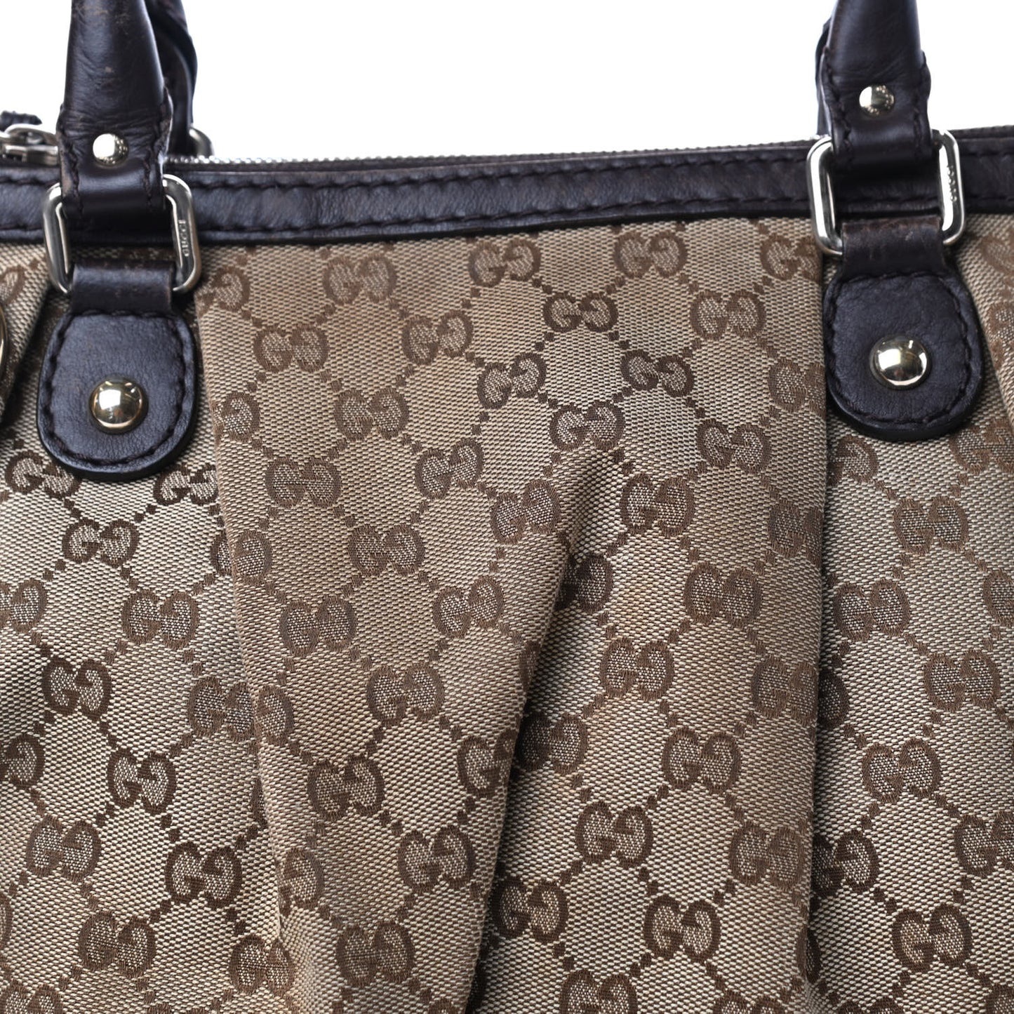 Monogram Medium Sukey Top Handle Dark Brown