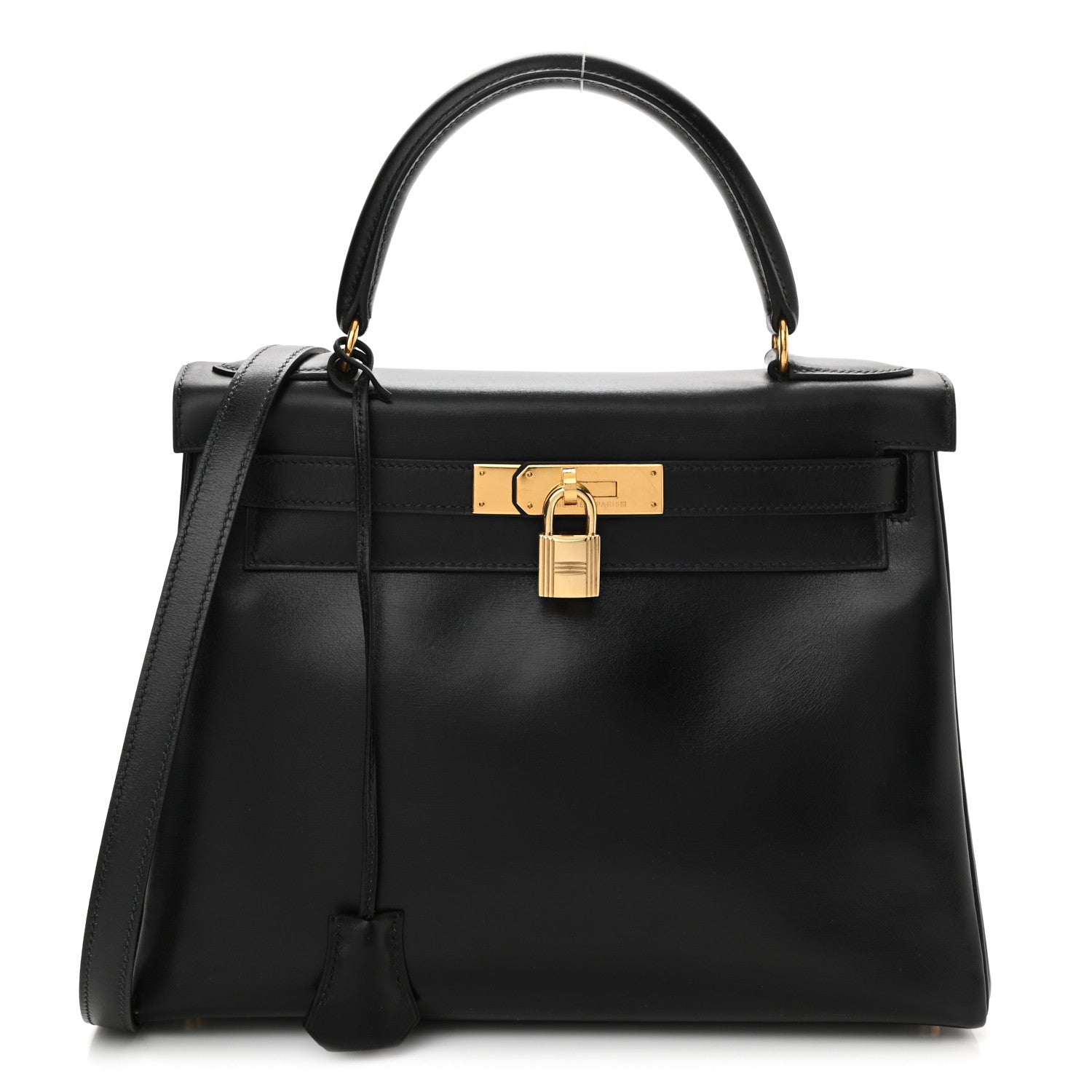 Hermes Box Kelly Retourne 28 Black 1 of 10