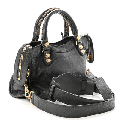Balenciaga Agneau Giant 12 Gold Hardware Mini City Gris Tarmac 3 of 10
