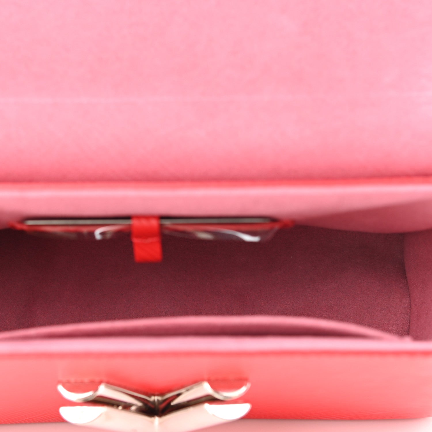Louis Vuitton Epi Twist Shoulder Bag MM Coquelicot 6 of 12