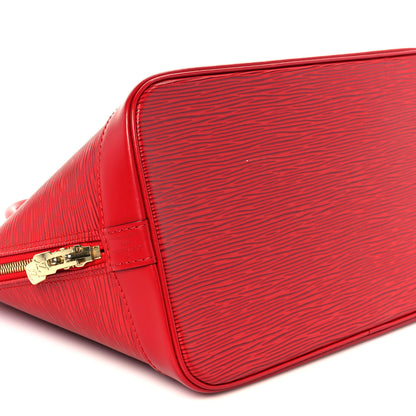 Louis Vuitton Epi Alma PM Castillan Red 9 of 10