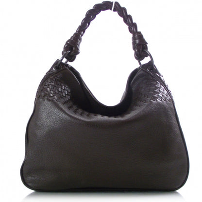 Bottega Veneta Cervo Intrecciato Shoulder Bag Ebano 1 of 10