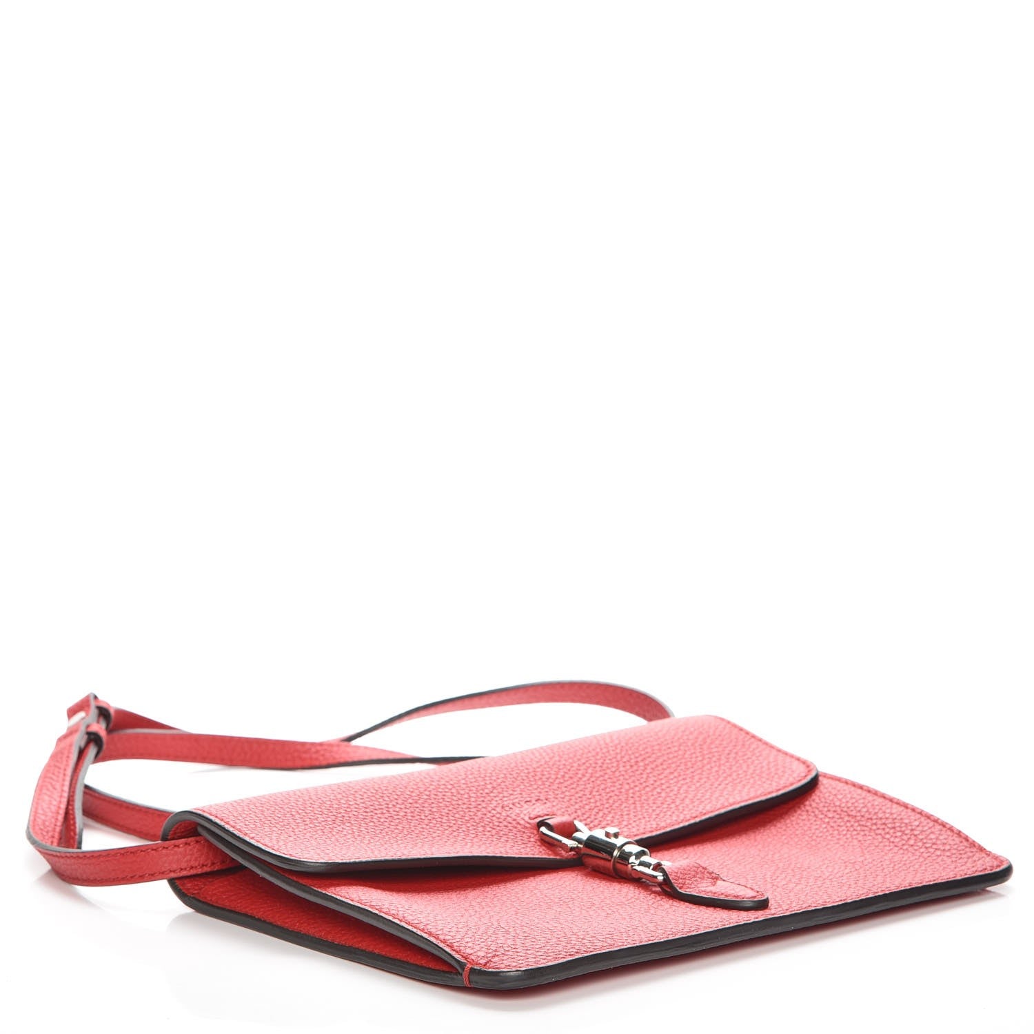 Gucci Grand Prix Calfskin Jackie Convertible Shoulder Bag Hibiscus Red 4 of 10