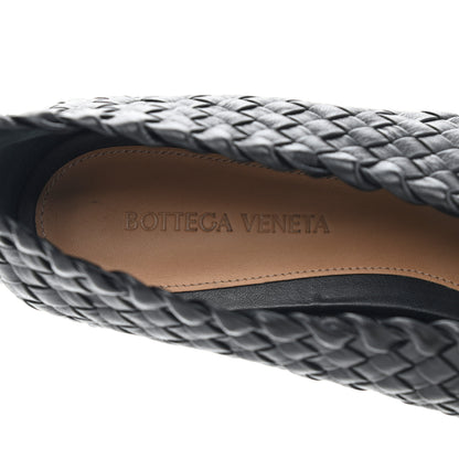 Bottega Veneta Nappa Intrecciato Almond Flats 40.5 Black 7 of 7