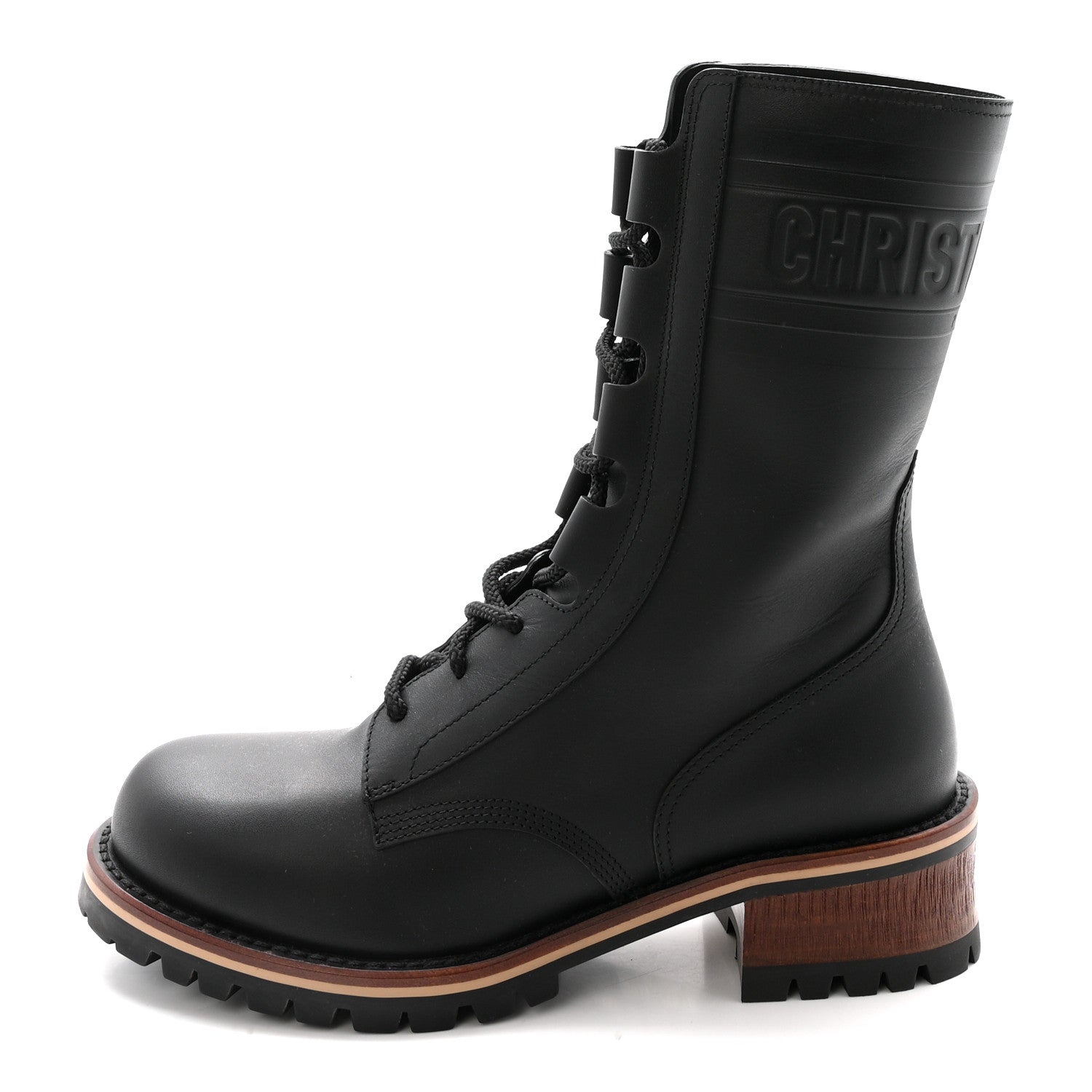 Christian Dior Calfskin Dior Quest 35mm Hiking Boots 38 Black 1 of 8