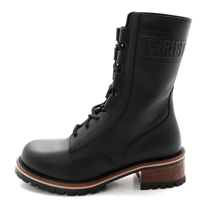 Christian Dior Calfskin Dior Quest 35mm Hiking Boots 38 Black 1 of 8