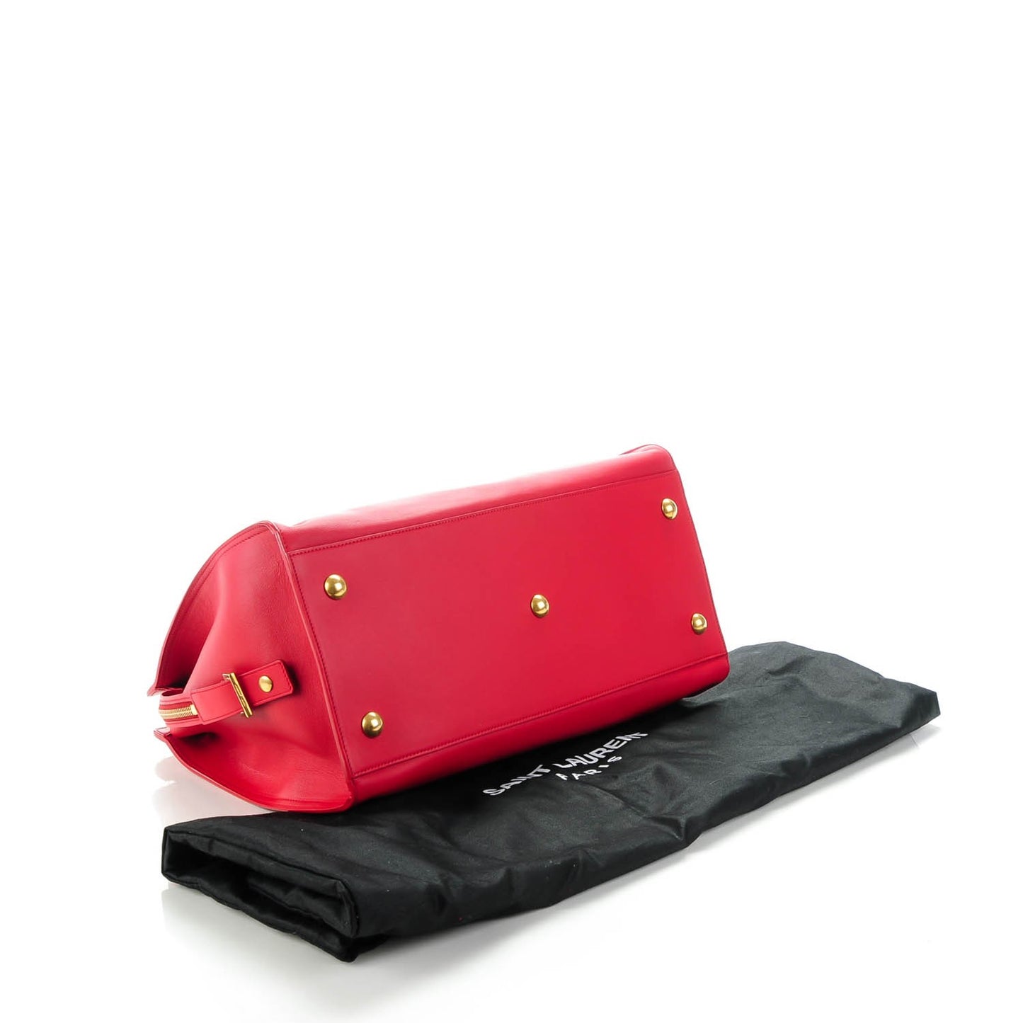 Calfskin Medium Classic Cabas Y Red