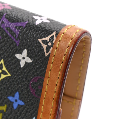 Louis Vuitton Monogram Multicolor Small Ring Agenda Cover Black 10 of 12