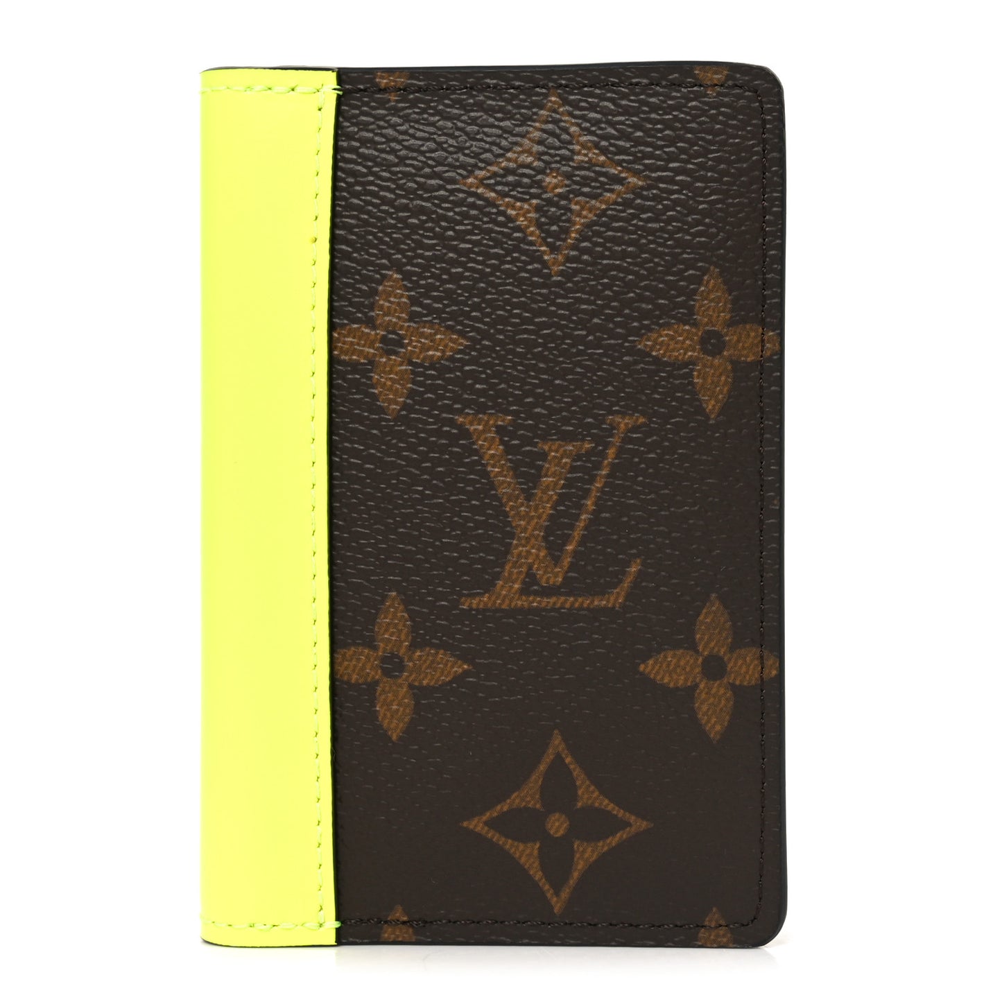 Monogram Macassar Pocket Organizer NM Florescent Yellow