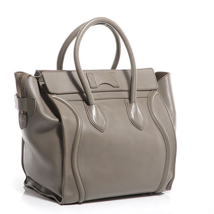 Celine Smooth Calfskin Mini Luggage Souris 4 of 11