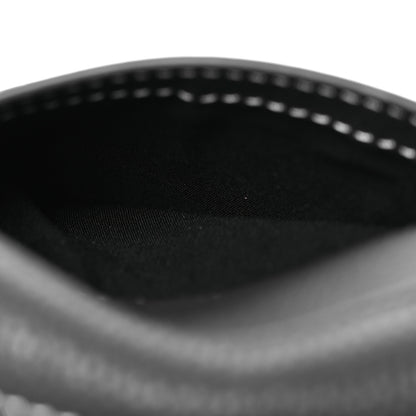 Christian Dior Grained Calfskin Saddle Mini Key Ring Black 4 of 5