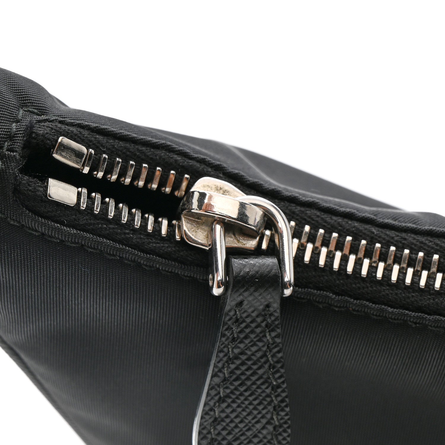 Prada Tessuto Nylon Saffiano Mini Re-Edition 2005 Bag Black 13 of 15