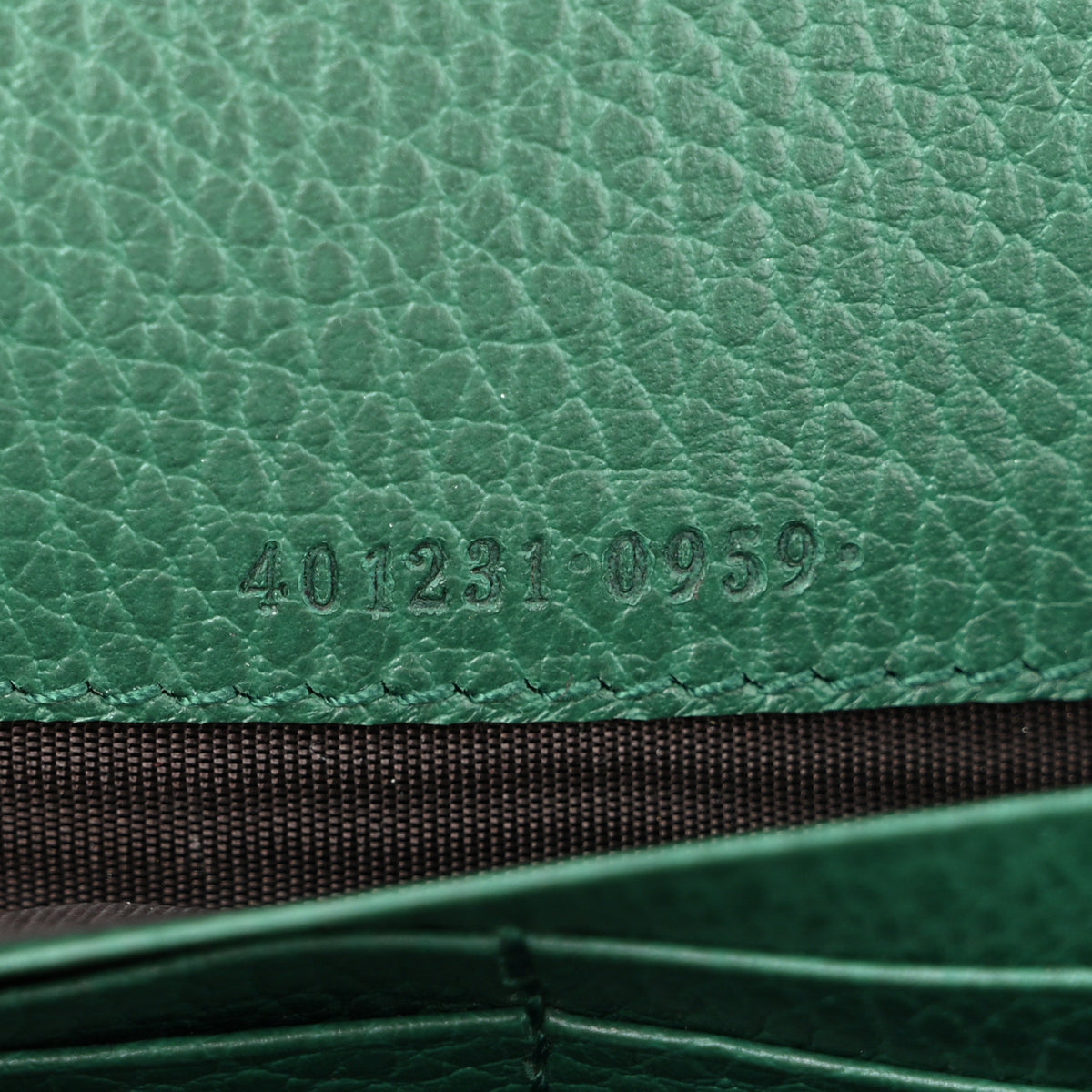 Calfskin Mini Dionysus Chain Wallet Emerald