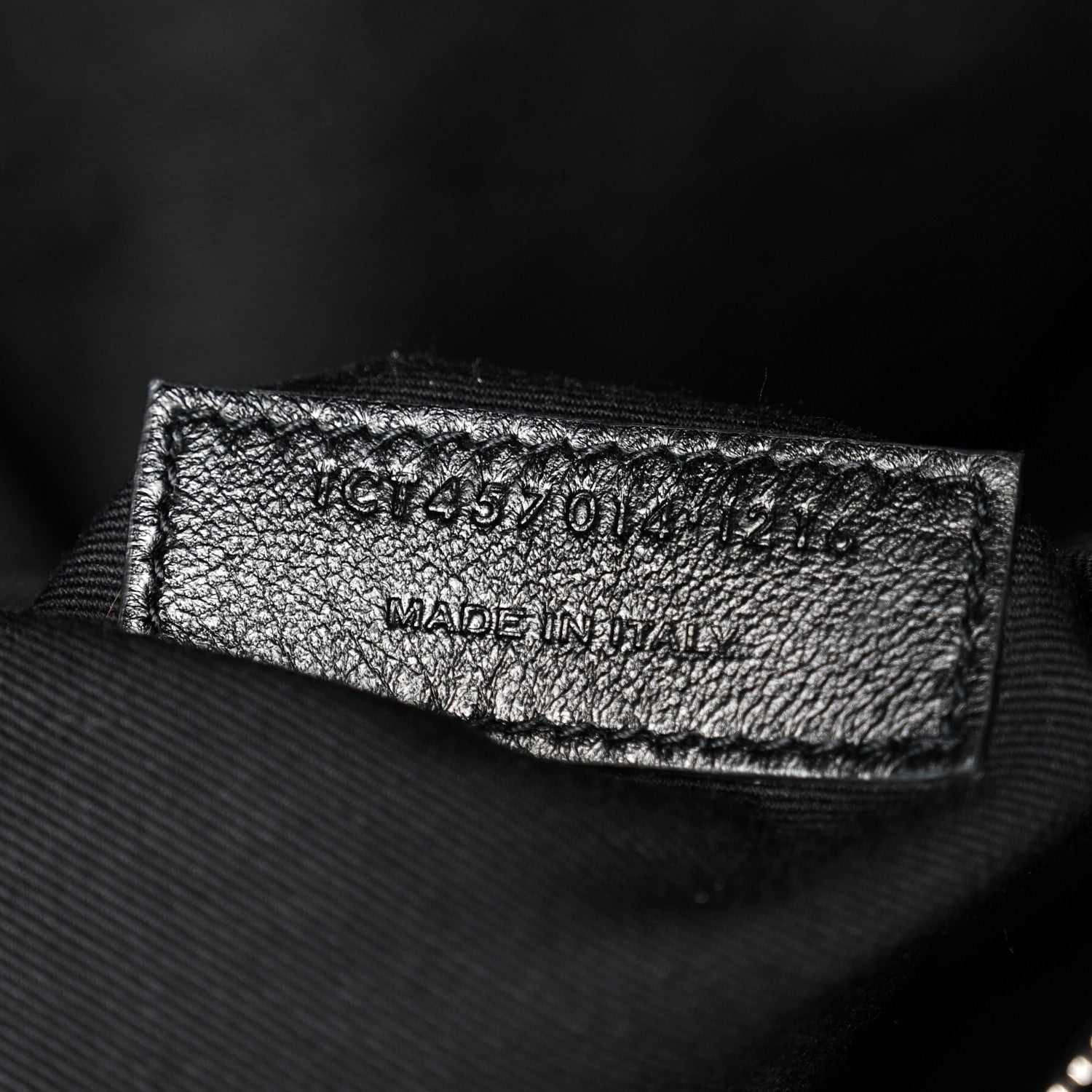 Saint Laurent Calfskin Y Quilted Monogram Large Loulou Chain Satchel Black Black 6 of 14