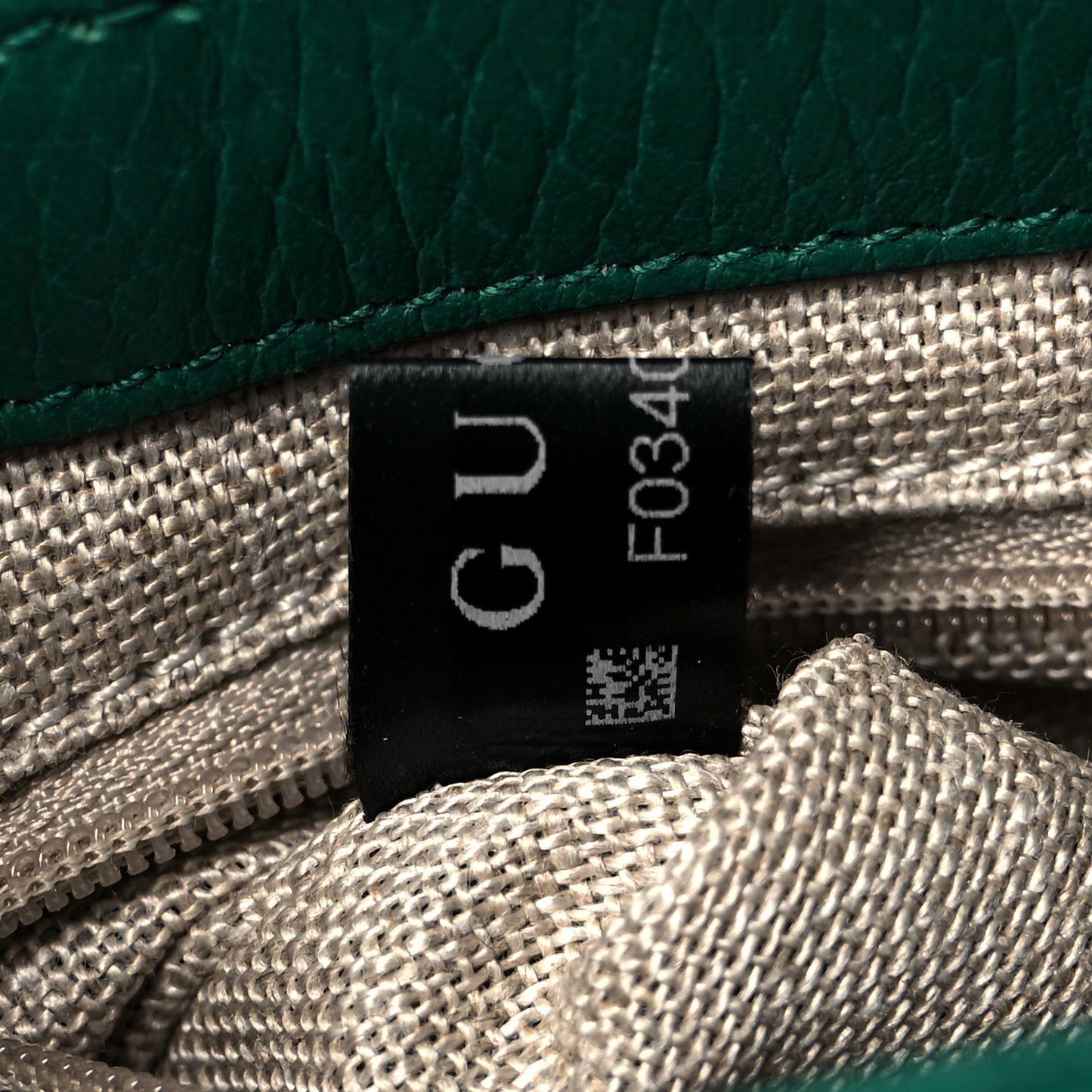 Dollar Calfskin Interlocking G Crossbody Bag Emerald