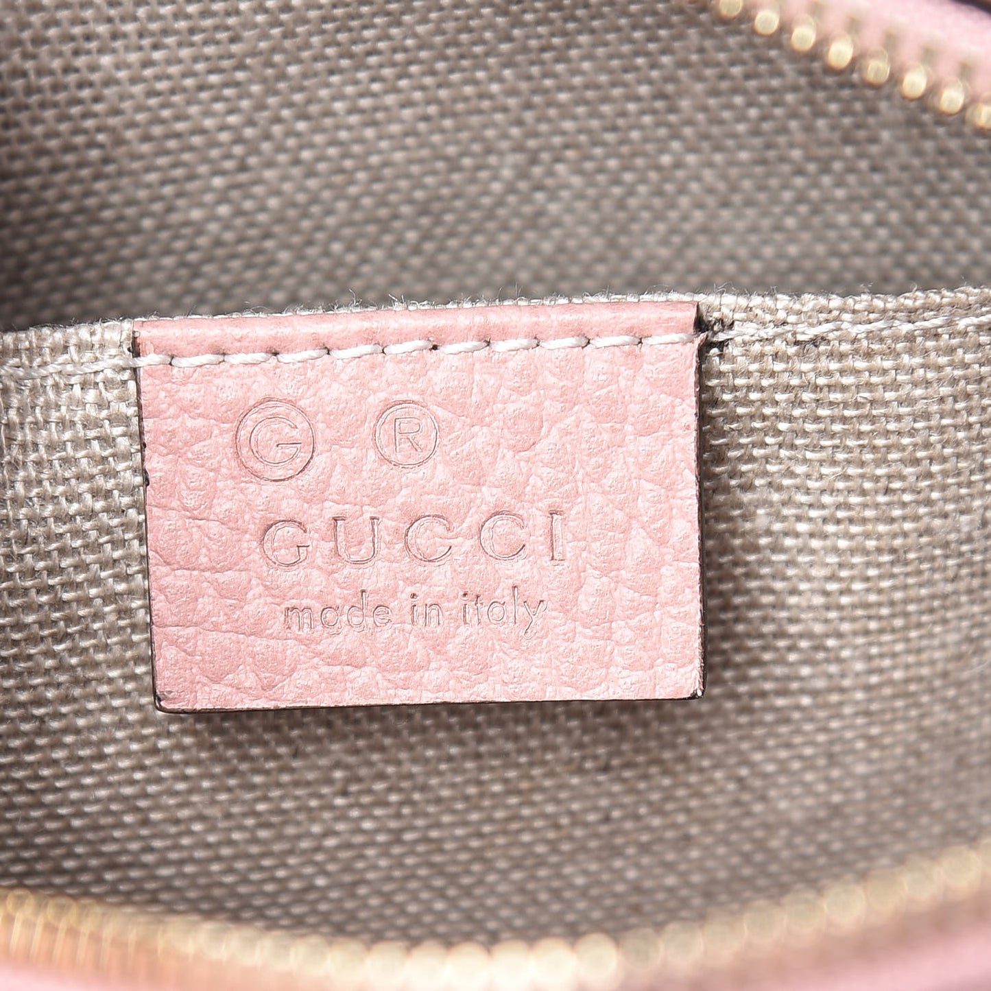 Monogram Mini Bree Messenger Bag Beige Soft Pink