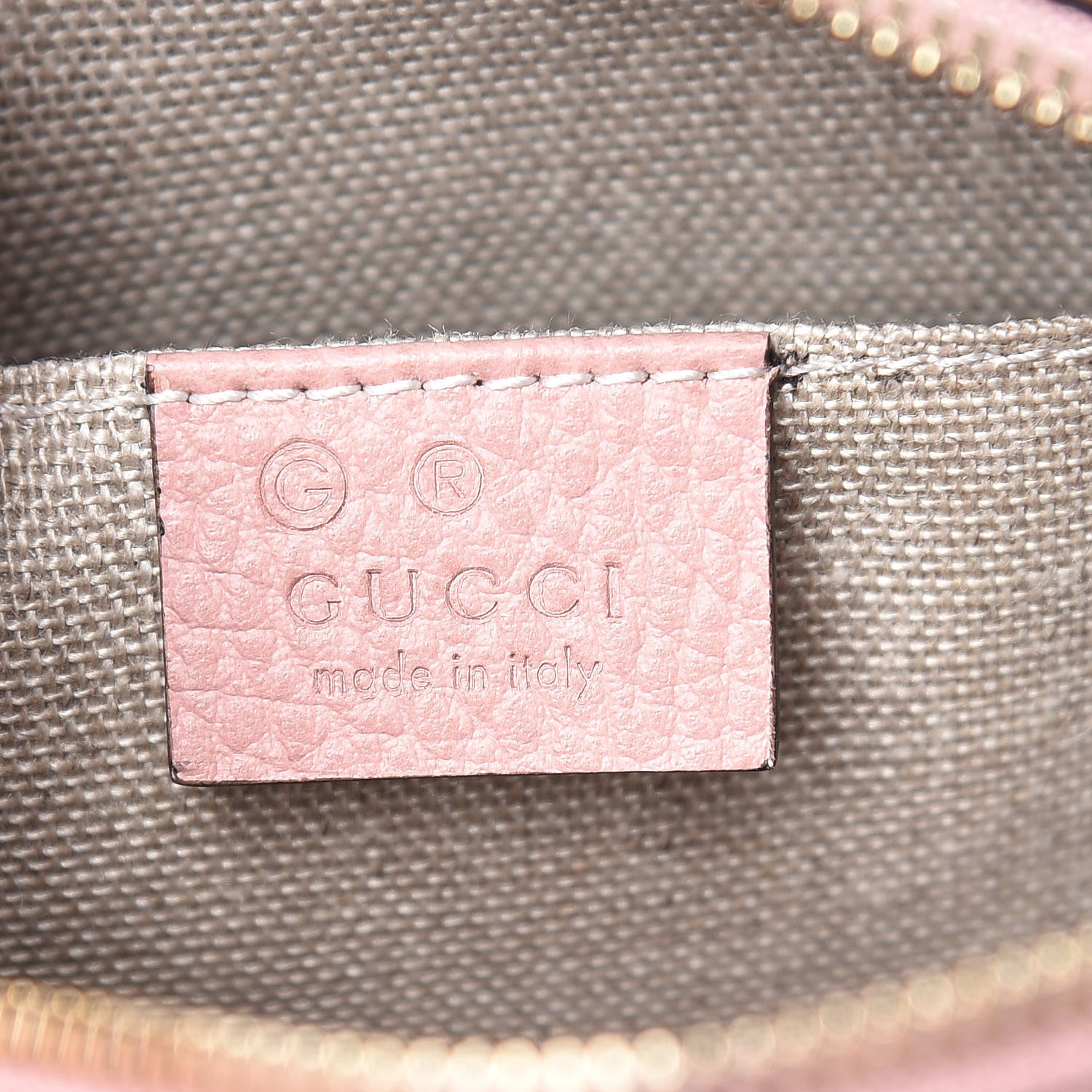 Gucci Monogram Mini Bree Messenger Bag Beige Soft Pink 6 of 9