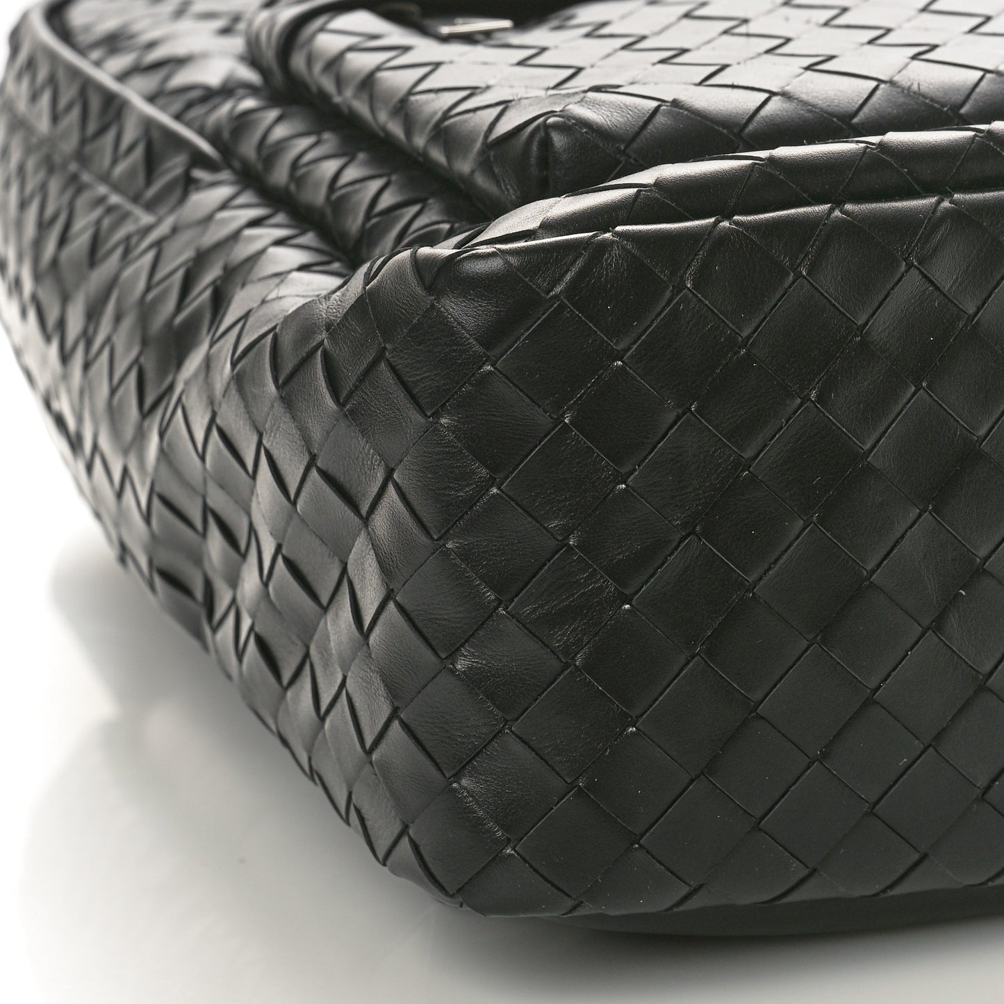 Nappa Intrecciato Avenue Backpack Black