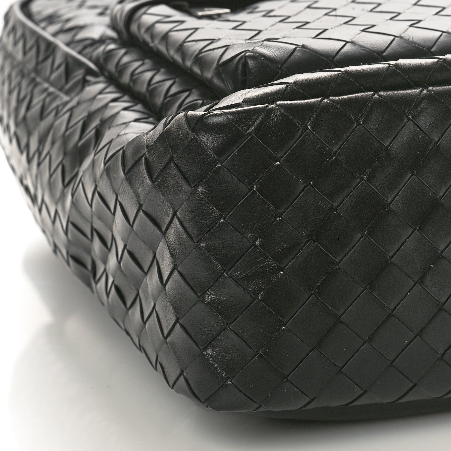 Bottega Veneta Nappa Intrecciato Avenue Backpack Black 6 of 8
