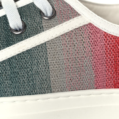 Christian Dior Canvas Dioraura Embroidered Womens Walk'N'Dior Low Top Sneakers 35 Multicolor 8 of 9