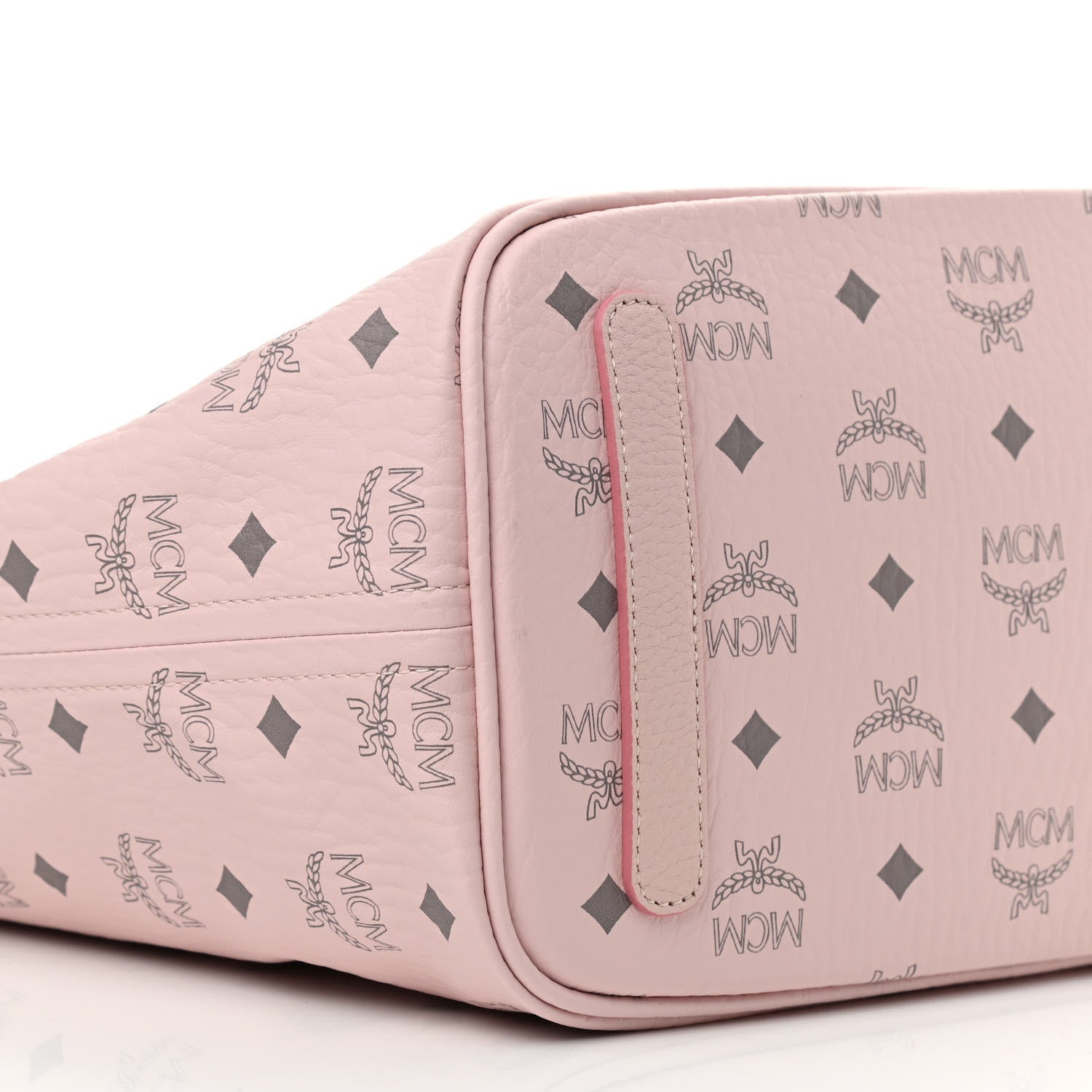 MCM Visetos Medium Liz Reversible Shopper Tote Powder Pink 10 of 11