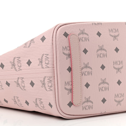 MCM Visetos Medium Liz Reversible Shopper Tote Powder Pink 10 of 11
