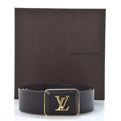 Louis Vuitton Calfskin Ecrin Belt 75 30 Amarante 6 of 6