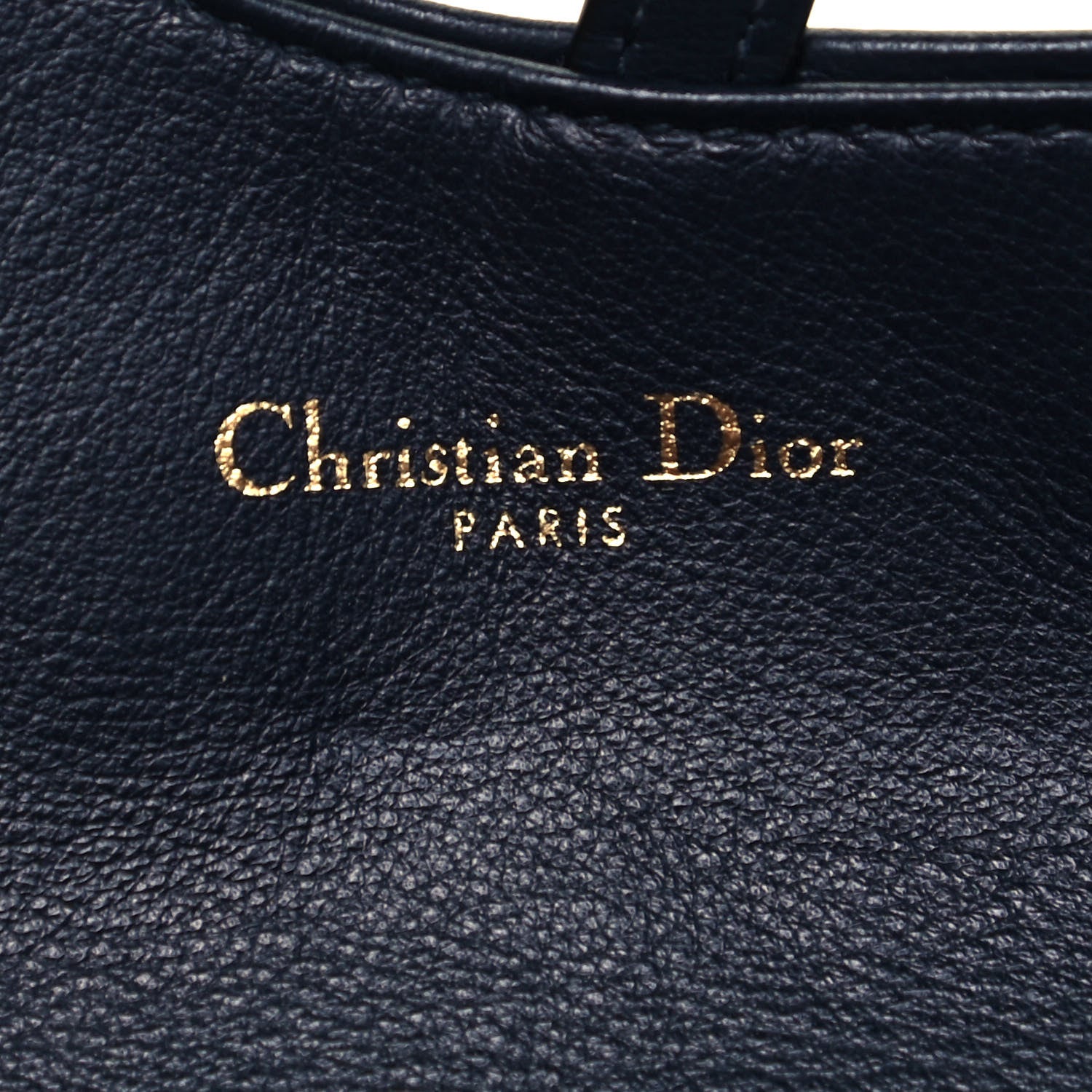 Christian Dior Oblique Nano Saddle Chain Pouch Blue 5 of 6